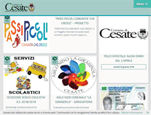 Tablet Screenshot of comune.cesate.mi.it